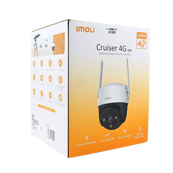 Imou 2MP 4G PTZ Camera Night Color With Two Way Talk (8X Zoom) (Cruiser 4G)